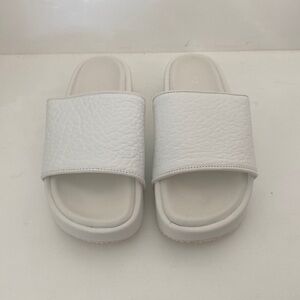 Y-3 Adidas Slide- White